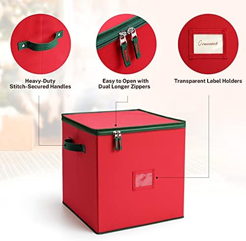 MaidMAX Ornament Storage Box, Ornament Storage, Christmas Ornament Storage - Image 4