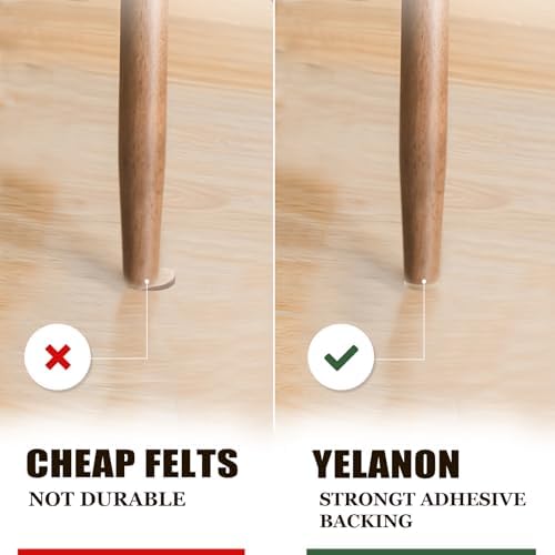 Felt Furniture Pads for Hardwood Floors -Yelanon Felt Pads for Chair Legs - Image 3