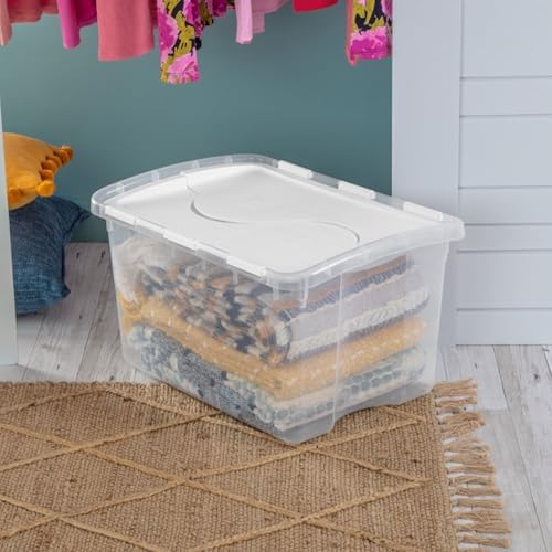 Sterilite Hinged Lid Storage Box, 48 Quart, 24-Pack - Image 6