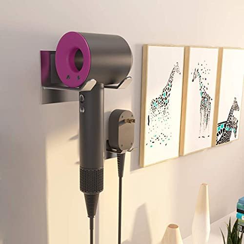 XIGOO Self Adhesive Hair Dryer Holder Wall Mounted - Image 4