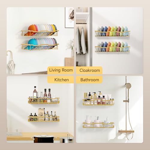 Nicetree Hat Racks for Baseball Caps Wall - Metal Hat Organizer for 48 Baseball Caps Holder, 2 Pack Hat Storage Organizer for Closet, Bedroom, Living Room - Image 7