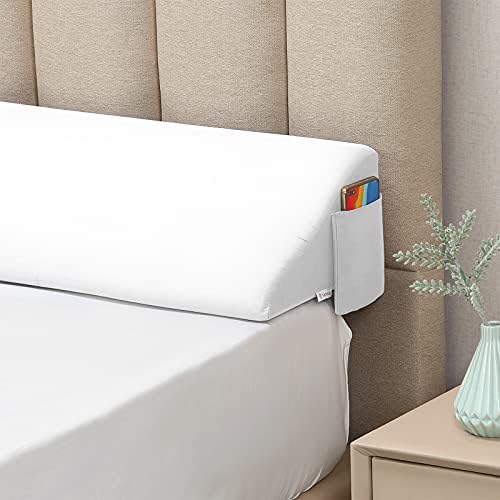 Vekkia Bed Wedge Pillow for Headboard Gap,Bed Gap Filler(0-6") King by Vekkia
