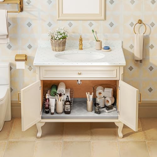 SIKADEER Waterproof Under Sink Mat 34" x 19" Cabinet Protector Silicone Mat - Image 2