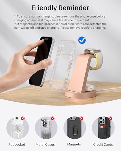 Anlmz 3 in 1 Charging Station - Wireless Charger for Apple Multiple Devices - Image 6