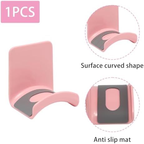 Pink Headphone Stand Hanger, Table Wall Mount Headset Holder Hook - Image 3
