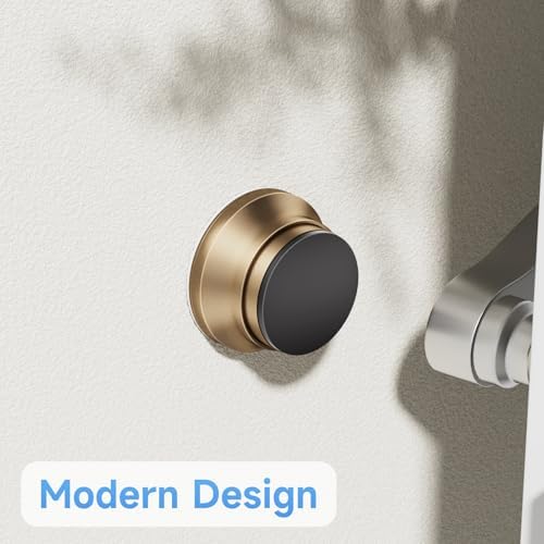 2PCS Door Stoppers for Wall, 1.65 in Door Knob Wall Protector, Bronze - Image 2
