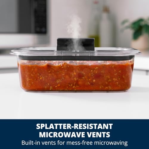 Rubbermaid Brilliance BPA-Free Airtight Food Storage Containers, 24-Piece Set, Easy for Meal Prep, Lunch & Leftovers - Image 4