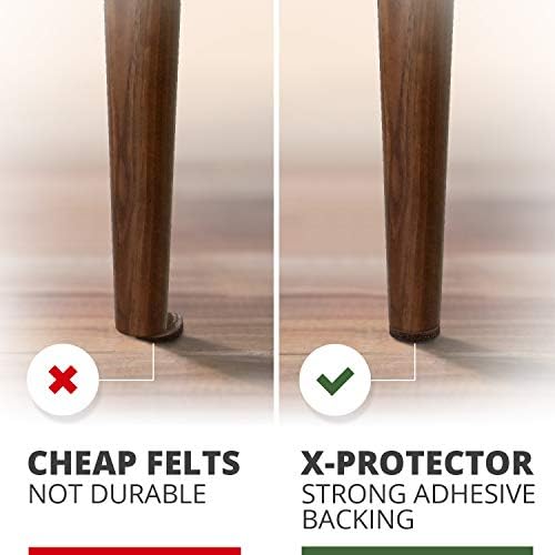 Felt Furniture Pads X-PROTECTOR 8 PC - Premium 6” x 4 3/8” Heavy Duty Felt - Image 5