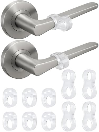 STRONGEST HOME® Door Stop Wall Protector (10 Pack, 6+4 Bonus) – Clear Silicone Door Handle Bumper, Adhesive-Free Wall Guard for Stops, Knobs, Bedrooms & Bathrooms by STRONGESTHOME
