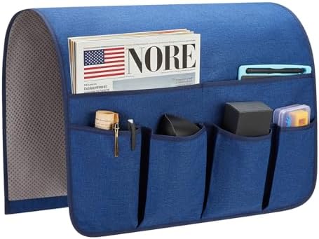 Remote Control Holders for Armchairs, Couch Caddy with Non-Slip Backing by SYSOV