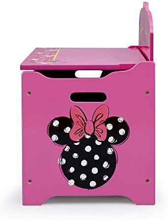 Delta Children Deluxe Toy Box, Disney Minnie Mouse - Image 6