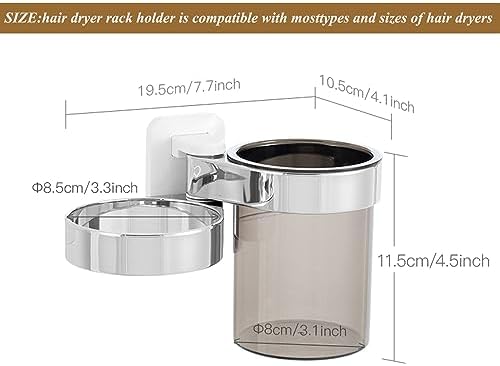Hair Dryer Holder Wall Mount - Image 2