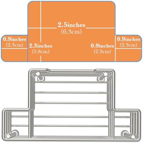 Linkidea Self-Adhesive Toothbrush Holder, 3-Slot Stainless Steel Stand - Image 4