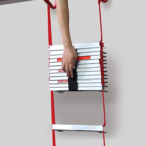 Hausse Retractable 3 Story Fire Escape Ladder, 25 Feet - Image 4
