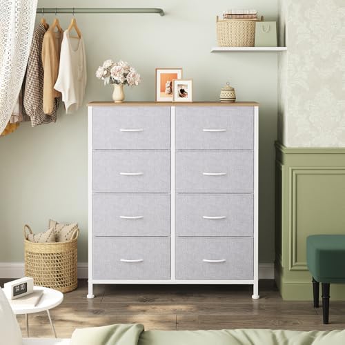 OLIXIS 8 Drawer Storage Dresser for Bedroom, Closet Organizers Units - Image 2