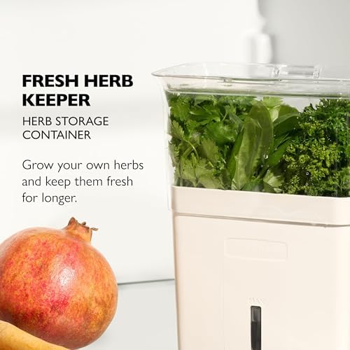 Cole & Mason Herb Storage Container for Refrigerator, Fresh Herb Keeper - Image 2