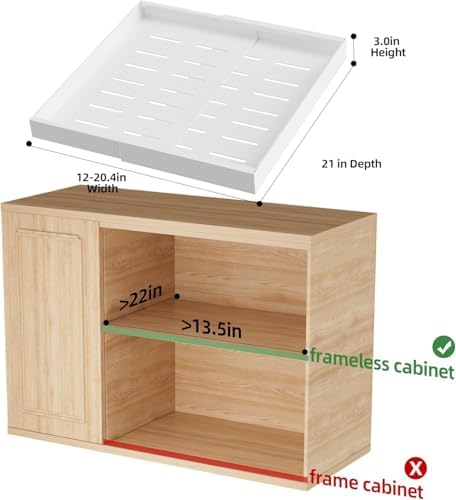 DEKAVA 4 Pack Expandable Pull Out Cabinet Organizer - Image 2