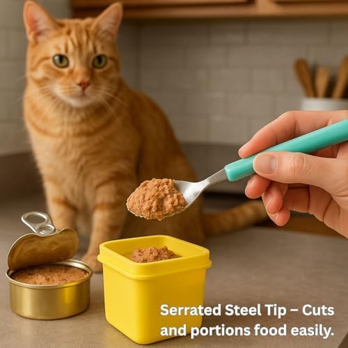2ME Cat and Dog Food Storage Containers with Lids, 6-Pack 100% Silicone 4oz Each, with Dual-Ended Scoop – Keeps Wet Can Food Fresh, Odor-Resistant,Freezer, Microwave & Dishwasher Safe - Image 5