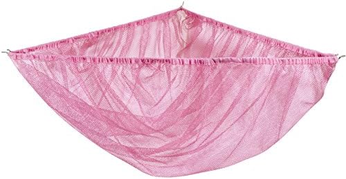 Handy Laundry Jumbo Toy Hammock - Organize stuffed animals or children's toys Looks great with any décor while neatly organizing kid's toys and stuffed animals. Expands to 5.5 feet - Pink - Image 4