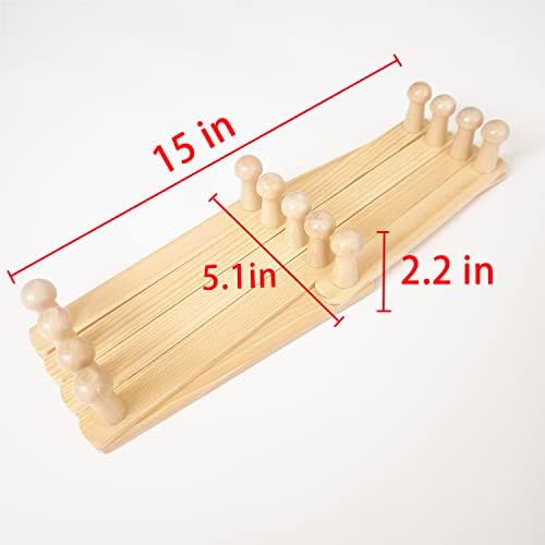 AMAPON Accordion Wall Hanger Expandable Coat Hat Rack13 Peg Hook 2 Pack - Image 5