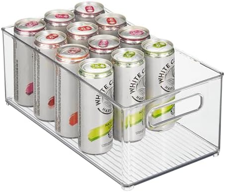 iDesign Kitchen Binz Stackable Organizer, 8" x 6" x 14.5", Clear by iDesign