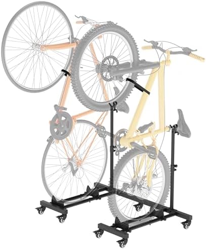 Bike Rack for Garage, Vertical Bike Stand (2 Pack), Fits bikes up to 29" by Sttoraboks