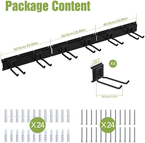 Housolution Garage Wall Organizer 48 Inch - 9 Pack Carries 264 lbs - Image 2