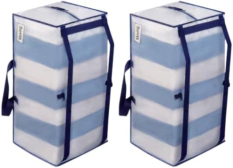 VENO 2 Pack Heavy Duty Moving Bags with Backpack Straps, Zippers & Handles, Extra Large Packing Bags for College Dorm Essentials, Moving Supplies Alternative to Cardboard Moving Boxes by Veno