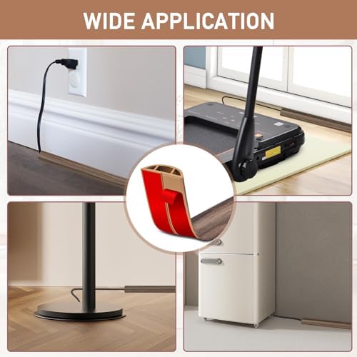 LSGCQ Floor Cord Cover Self Adhesive Cord Hider Floor Cable Management - Image 6