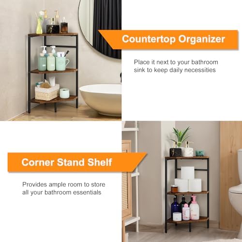 Pedestal Sink Storage, 2 Pack Under Sink Organizer Shelf for Bathroom - Image 5