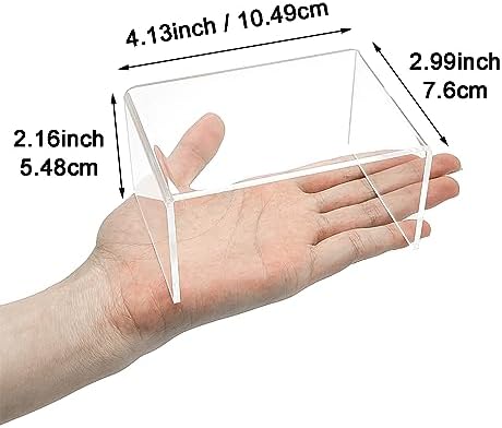 Cerpourt 2 Sets Acrylic Display Risers(4",5",6") Product Stand ((4"x5"x6") Clear Risers) - Image 5