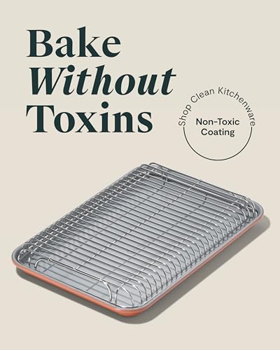 Caraway Non-Stick Ceramic Baking Sheet and Cooling Rack - Image 2