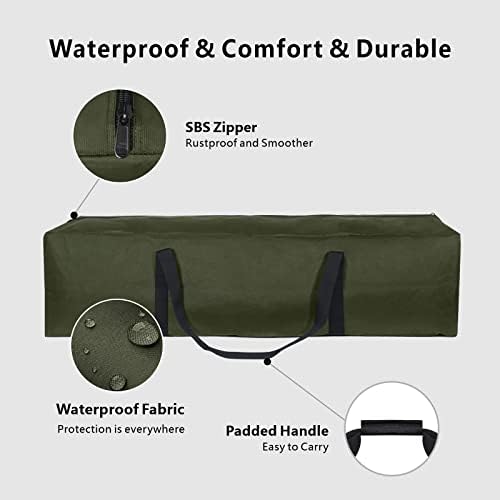 TOPDesign 3-Pack Long Storage Duffle Bags – 46" x 12.5" x 12.5", 30Gal - Image 3