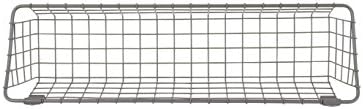 Spectrum Medium Wire Wall Basket Industrial Gray Rustic Wall Bin, Vintage Wire Basket Wall Mount Organizer Wire Basket for Modern Pantry Kitchen and Bath, Versatile Storage Basket Hanging Wire Caddy - Image 7