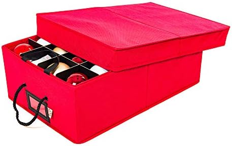 Santa's Bags Christmas Ornament Storage Box, 48 (3") Ornaments - Image 2