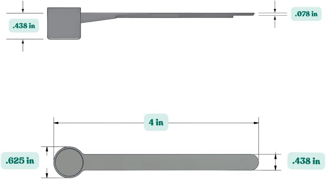 1.5 mL (1.5 CC) Long Handle Scoop for Measuring Coffee, Pet Food, Grains, Protein, Spices and Other Dry Goods (Pack of 100)