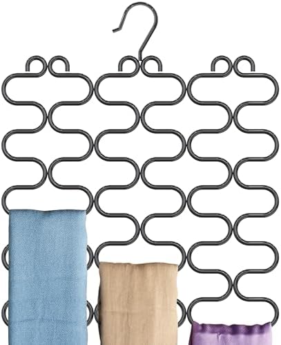Deco Brothers Scarf Hanger for Closet, 23 Loop, Black by DecoBrothers