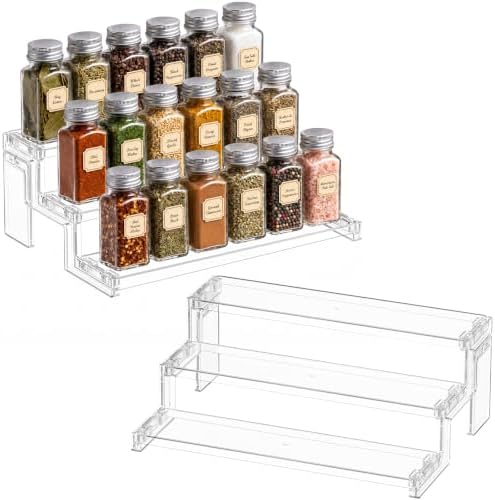 Lifewit 12″ Spice Rack, Perfume Cologne Stand, Tool-Free Assembly, 2 Pcs by Lifewit