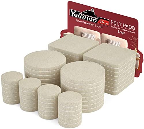 Felt Furniture Pads for Hardwood Floors -Yelanon Felt Pads for Chair Legs by Yelanon
