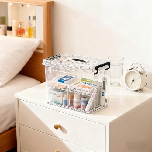 2 Quart 2-Pack Stackable Clear Storage Bins with Lids - Image 7