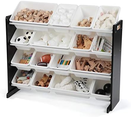 Humble Crew Kids Toy Organizer with 16 Bins, 4 Tier Storage for Playroom - Image 2