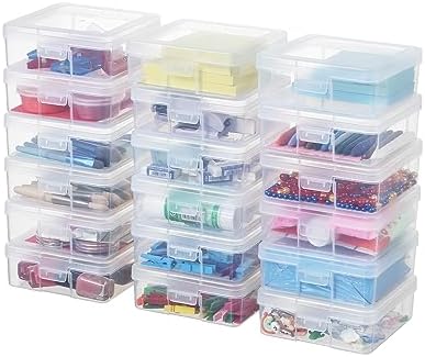 novelinks Plastic Small Storage Containers with Lids for Organizing - Image 3