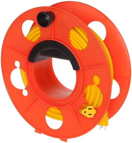 Bayco KW-130 Cord Storage Reel with Center Spin Handle, 150-Feet by BaycoProducts