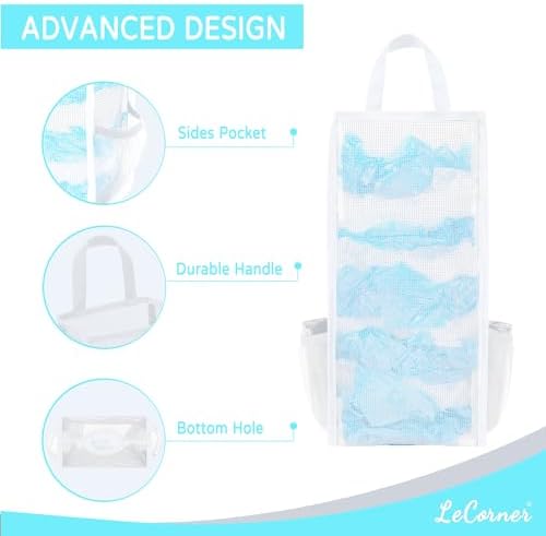 Plastic Bag Holder, Mesh Large Grocery Bag Holder for Grocery Bags - Image 3