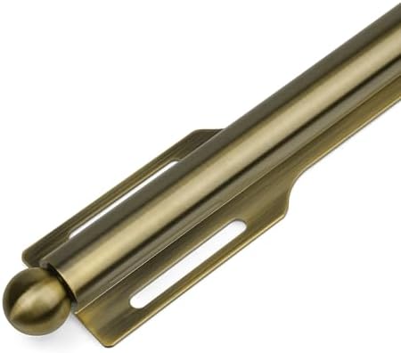 12" Valet Rod for Closet Pull Out (2 Pack, Antique Brass) - Image 4
