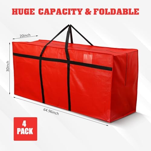 Windyun 4 Pcs 168 Gallon Extra Large Moving Bags XXL Heavy Duty Storage Bag - Image 2