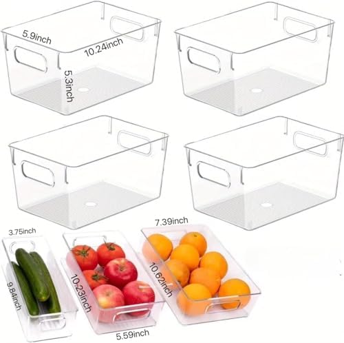 7 Pack Refrigerator Organizer Bins - Image 2