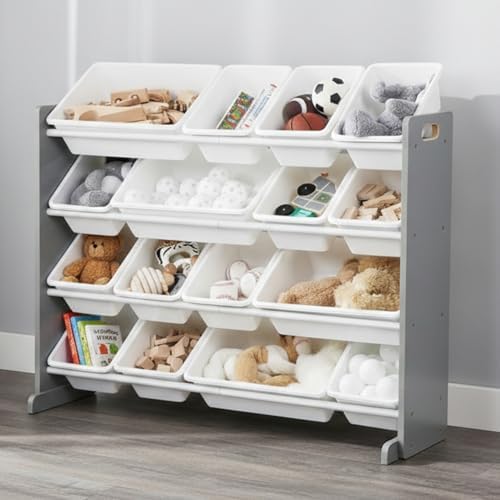 Humble Crew Kids Toy Organizer with 16 Bins, 4 Tier Storage for Playroom - Image 2