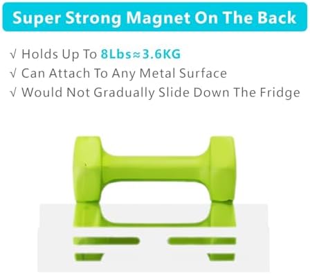 Magnetic Spice Rack for Refrigerator, Metal Spice Rack Organizer, Magnetic Shelf for Fridge 4Pack White - Image 5