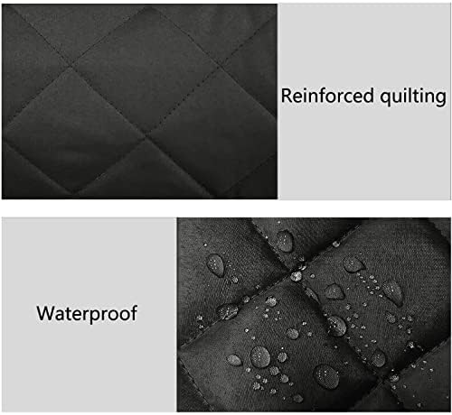 2 in 1 Waterproof Armrest Covers Sofa Arm Organizer with 14 Pockets for Tablet Magazines TV Remote Holder, Anti-Slip Recliner Couch Armchair Slipcover Furniture Sofa Arm Protector Storage Caddy Pouch - Image 5